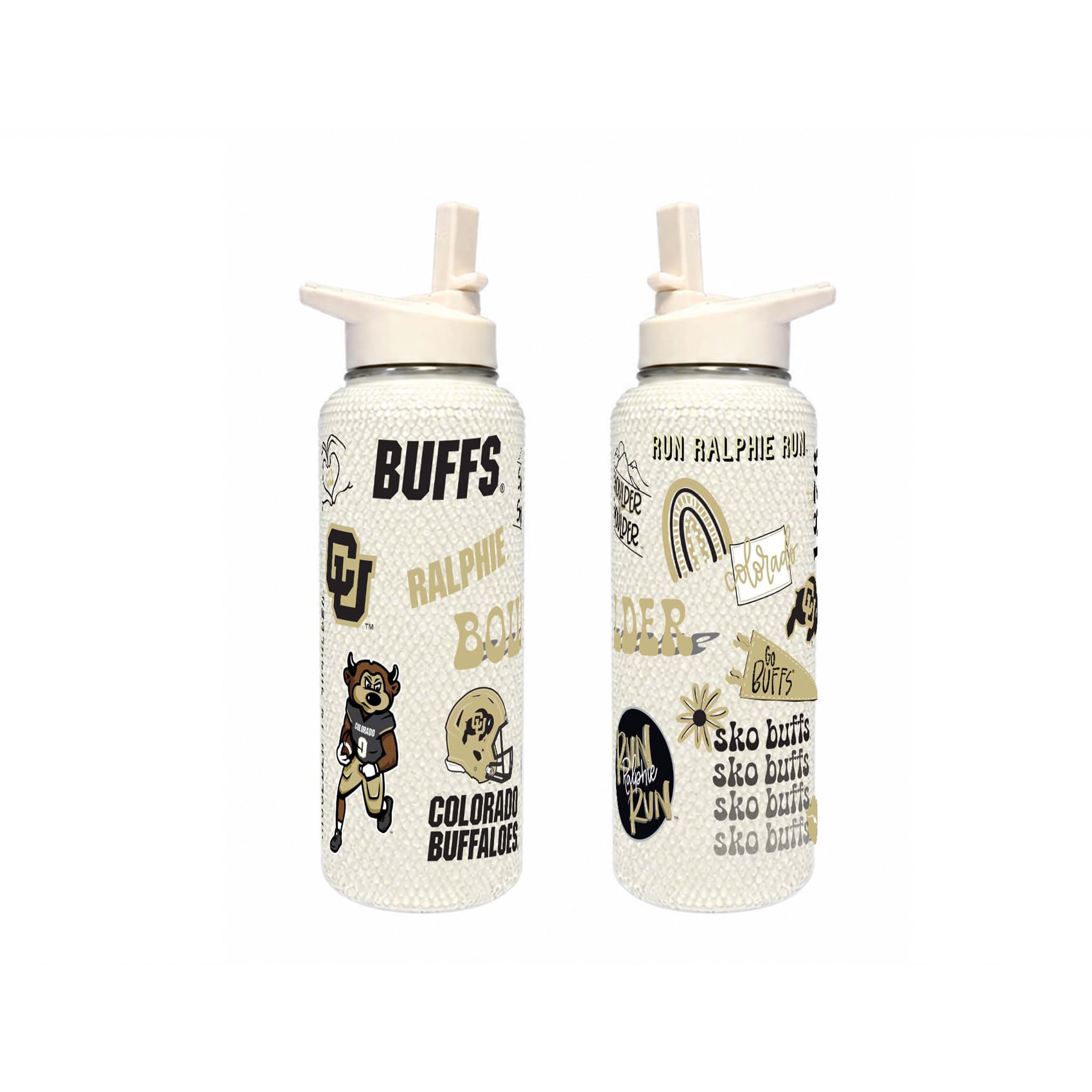 Bouteille Bling Quencher Colorado Buffaloes de 1 litre (34 oz) de The Memory Company