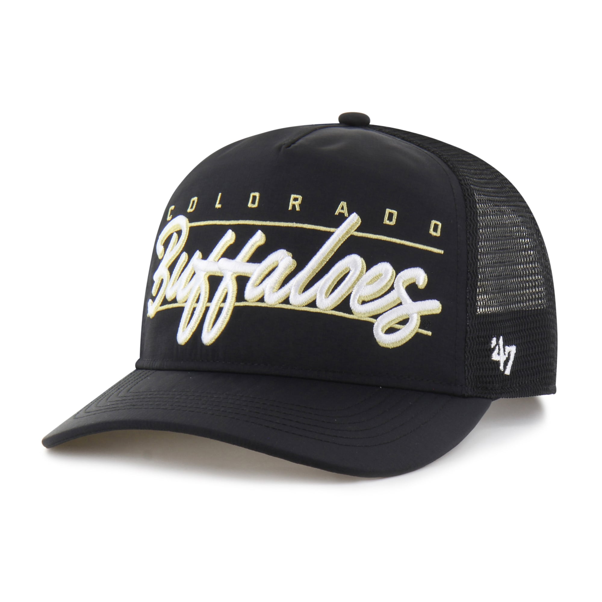 Unisex '47 Black Colorado Buffaloes brrr° Condor Mesh Hitch Adjustable Hat