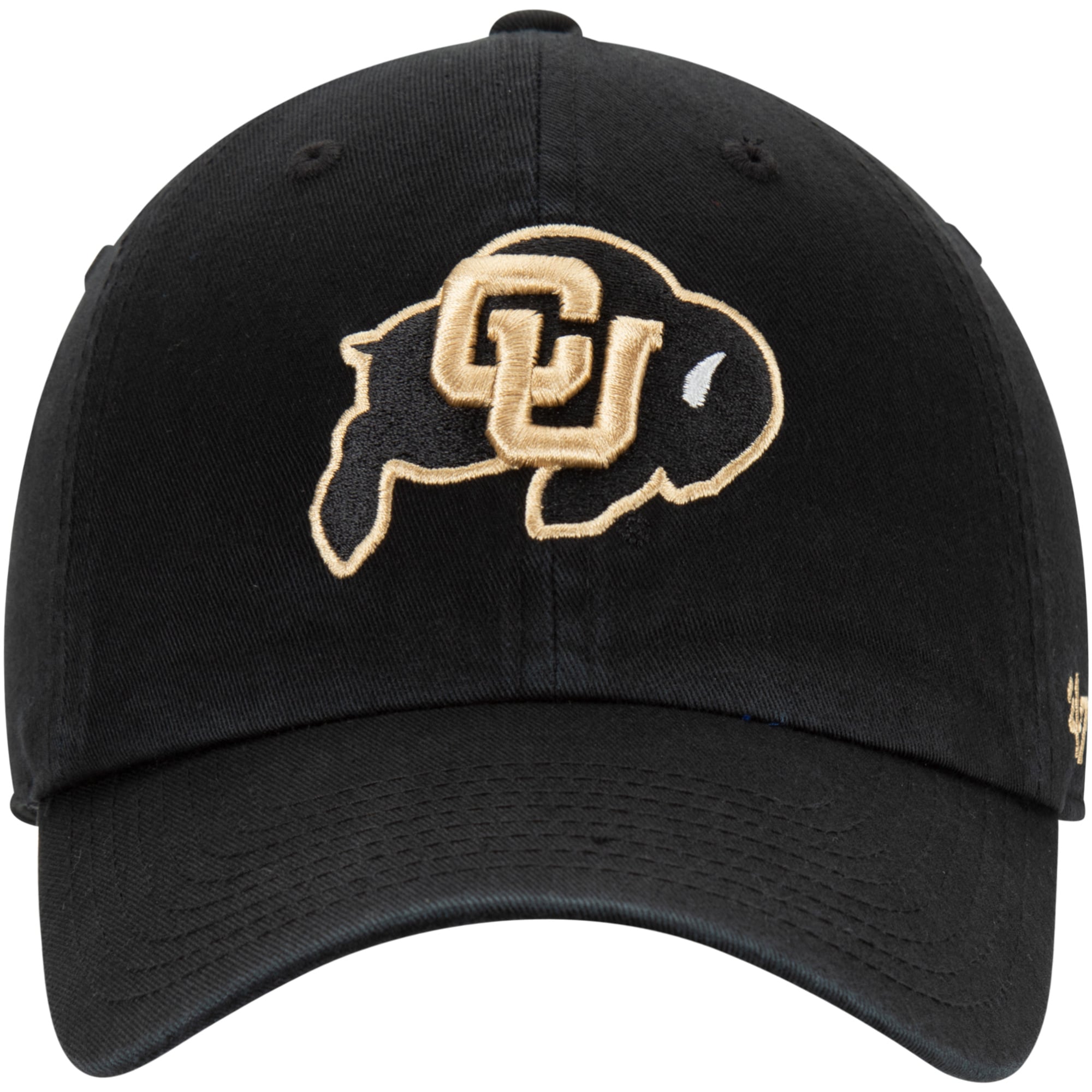 Casquette unisexe ajustable '47 Black Colorado Buffaloes Mascot Clean Up