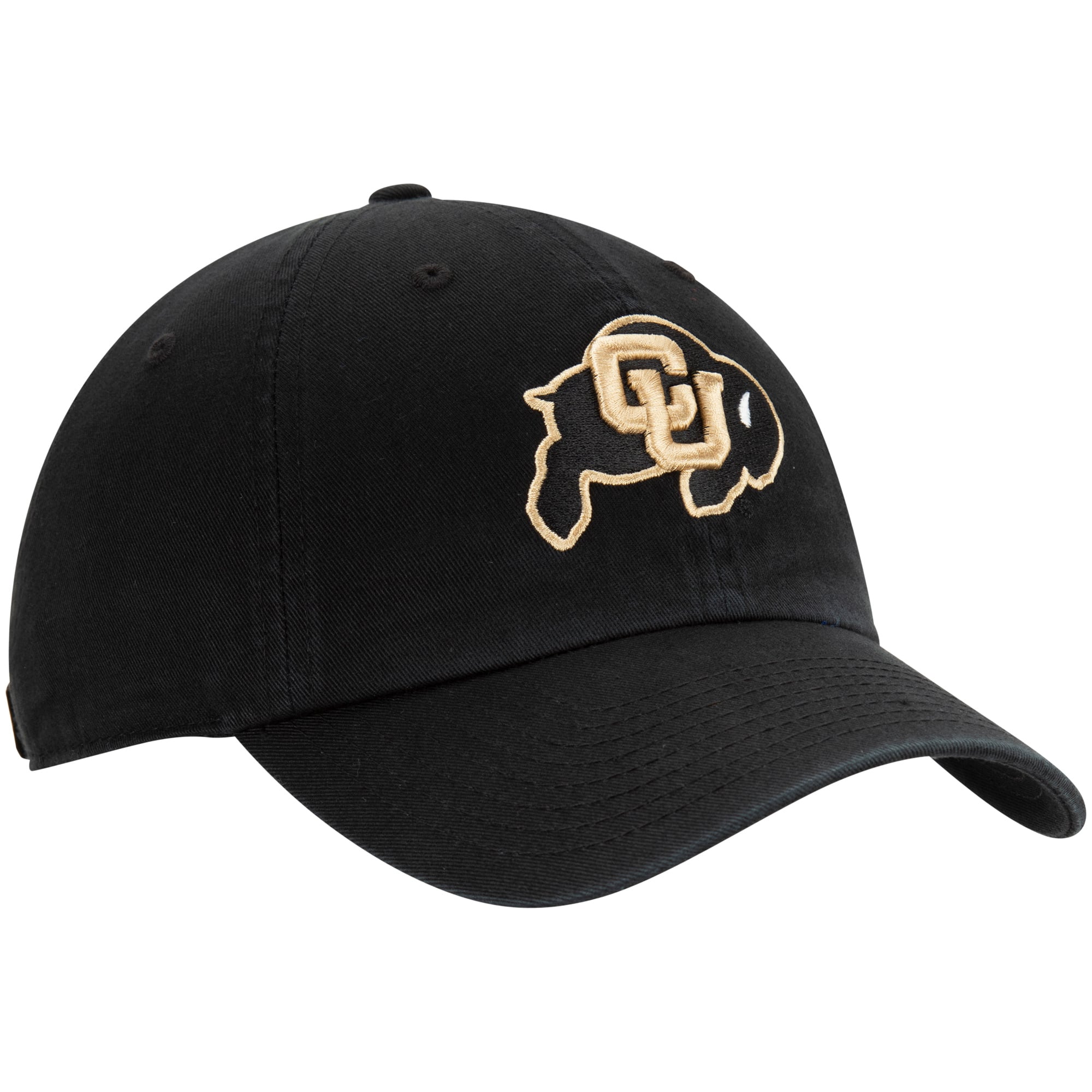 Casquette unisexe ajustable '47 Black Colorado Buffaloes Mascot Clean Up