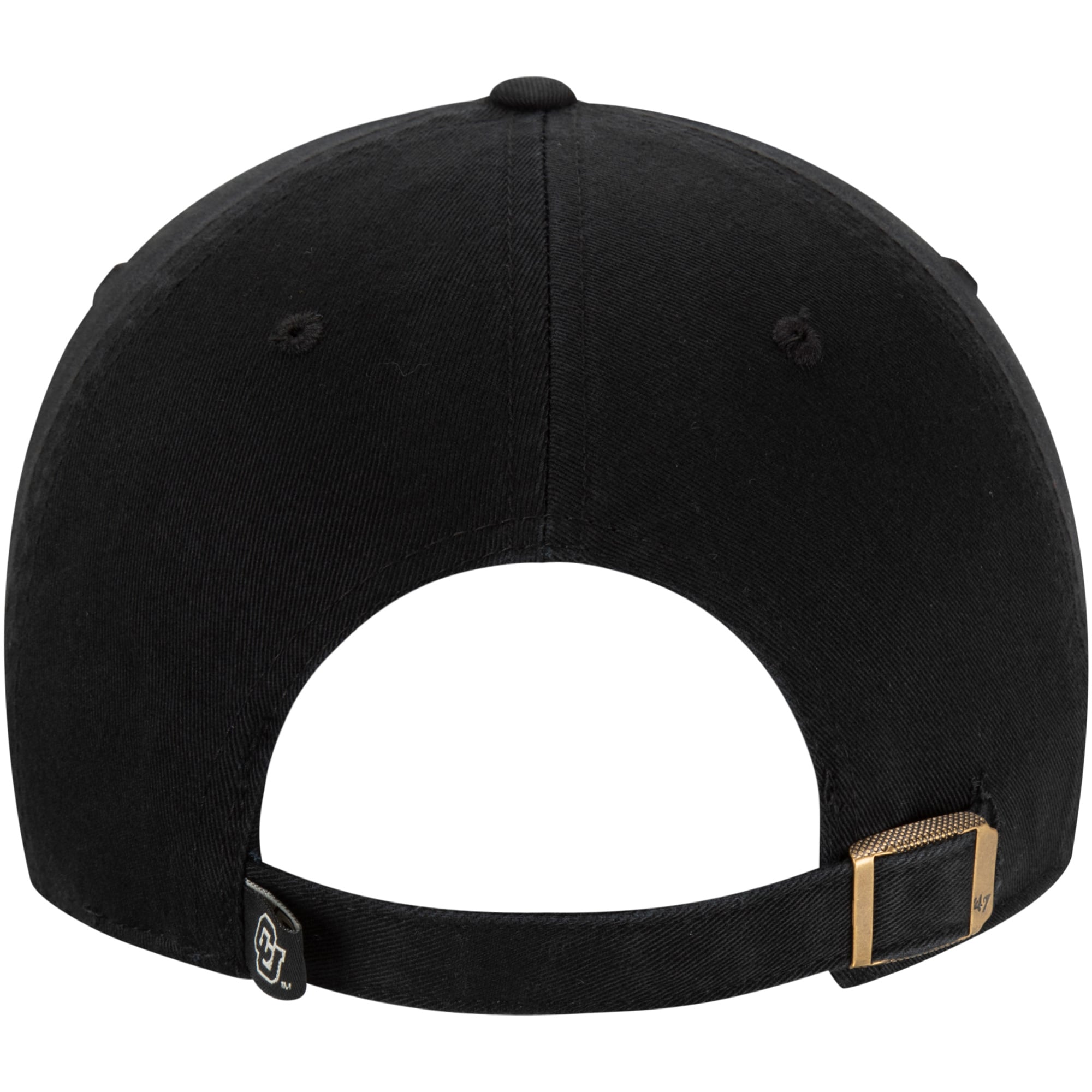 Casquette unisexe ajustable '47 Black Colorado Buffaloes Mascot Clean Up