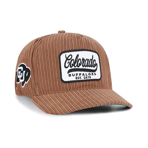 Chapeau unisexe '47 Brown Colorado Buffaloes en velours côtelé avec patch et attelage réglable
