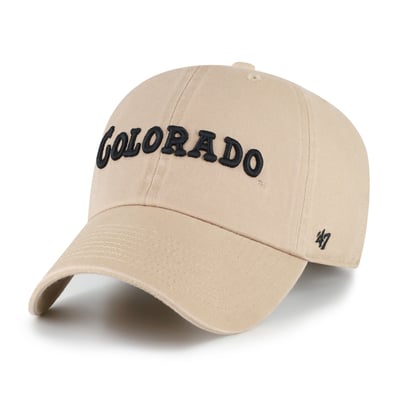  Colorado Buffaloes '47 Unisex Vault Clean Up Adjustable Hat - Khaki