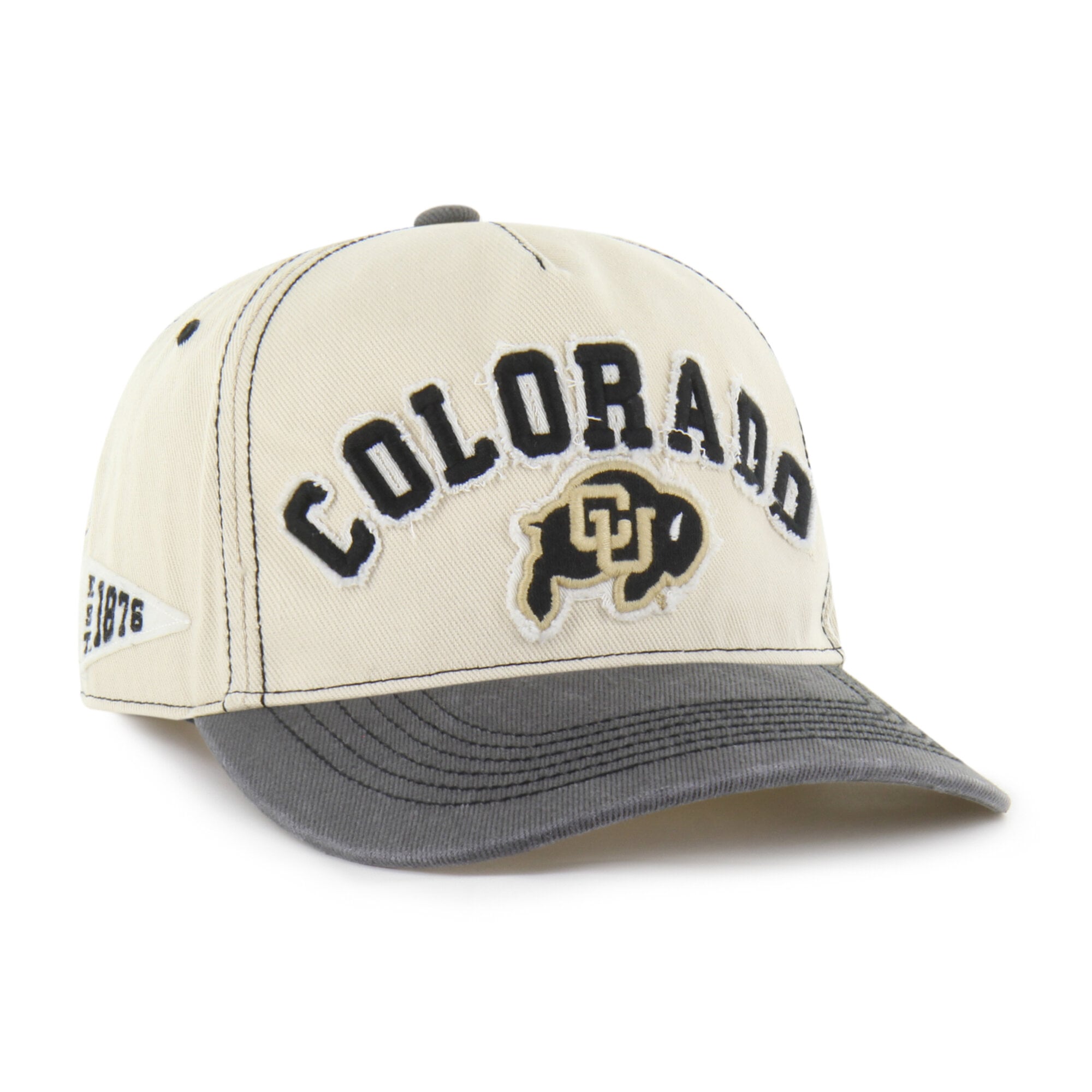 Unisex '47 Tan/Black Colorado Buffaloes Well-Worn Calderwood Hitch Adjustable Hat