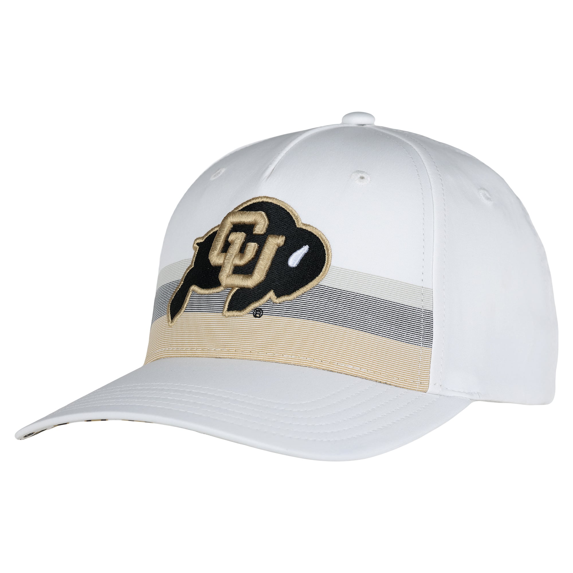 Casquette unisexe Ahead White Colorado Buffaloes The Sideline ajustable