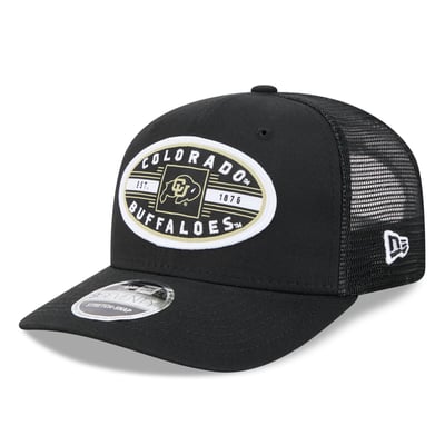  Colorado Buffaloes New Era Unisex Inline Patch 9SEVENTY Trucker Adjustable Hat - Black