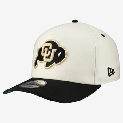 Colorado Buffaloes New Era Unisex 9FIFTY A-Frame Snapback Hat - White/Black