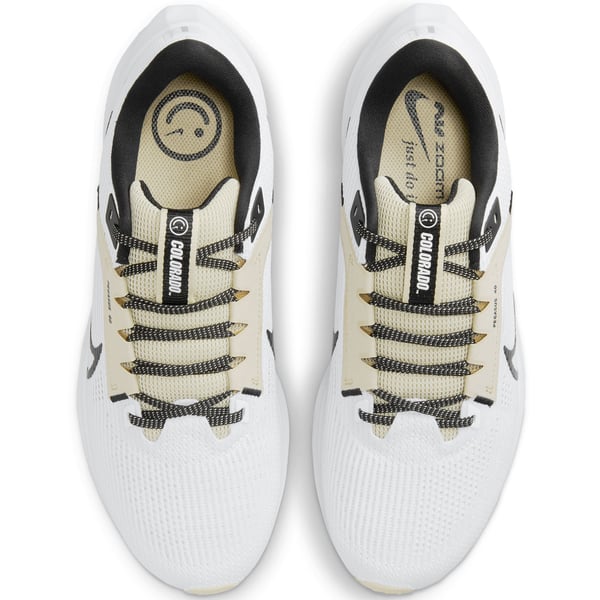 Unisex Nike White Colorado Buffaloes Zoom Pegasus 40 Running  display picture 1