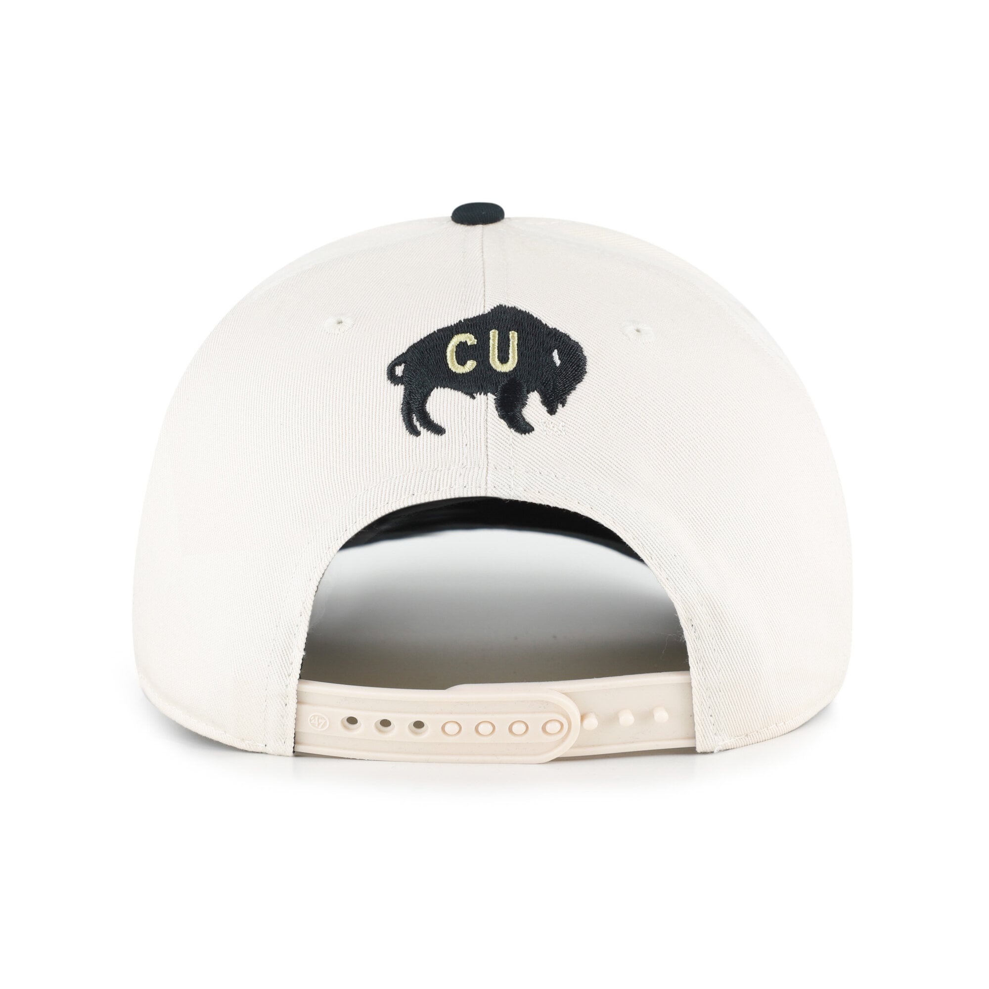 Chapeau ajustable '47 crème/noir Colorado Buffaloes Rope Script Hitch pour femme