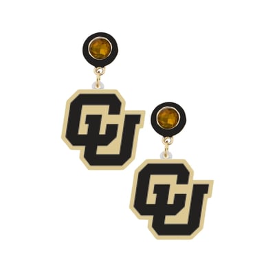Colorado Buffaloes CANVAS Style Women's Resin Earrings