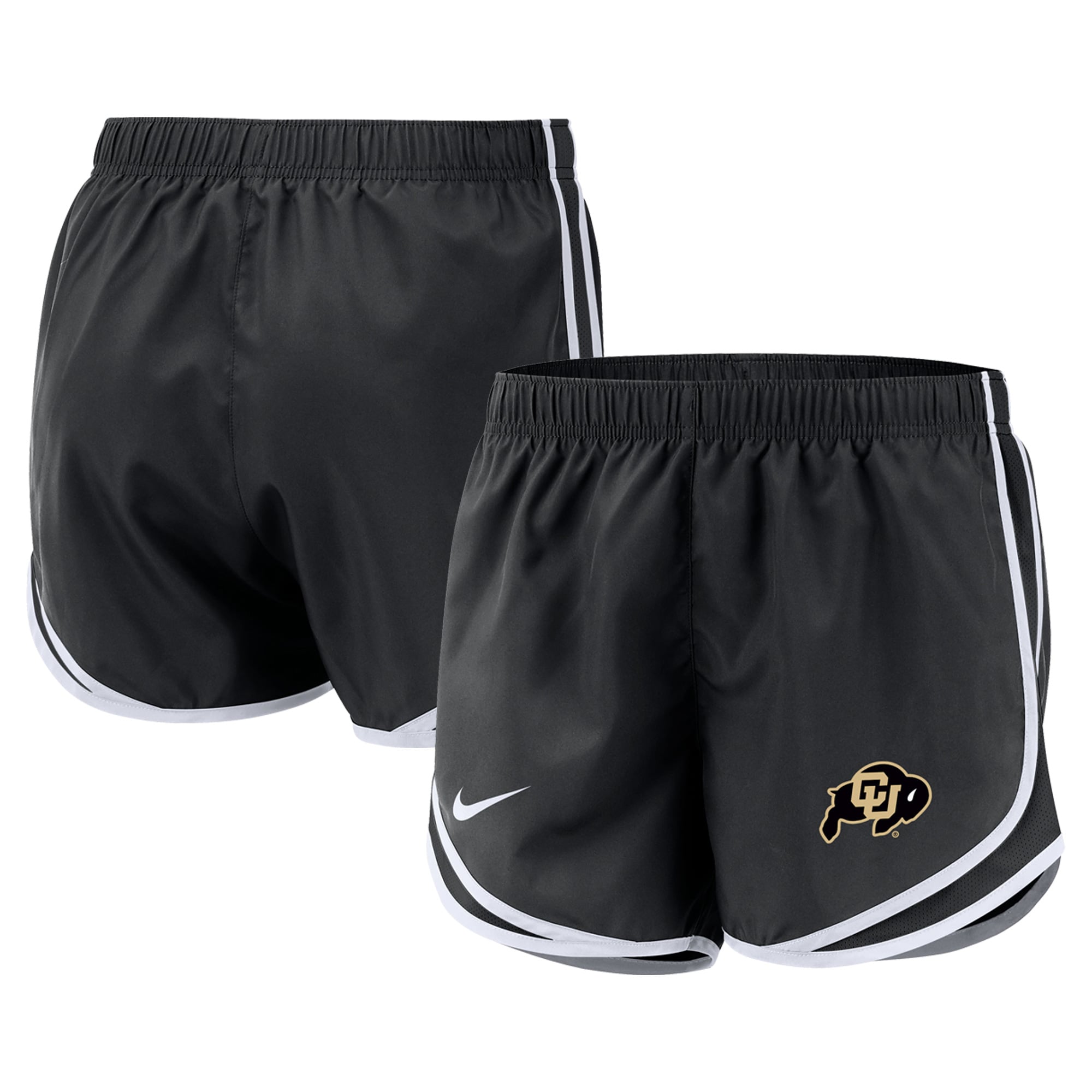 Women's Nike Black Colorado Buffaloes Tempo Dri-FIT Shorts