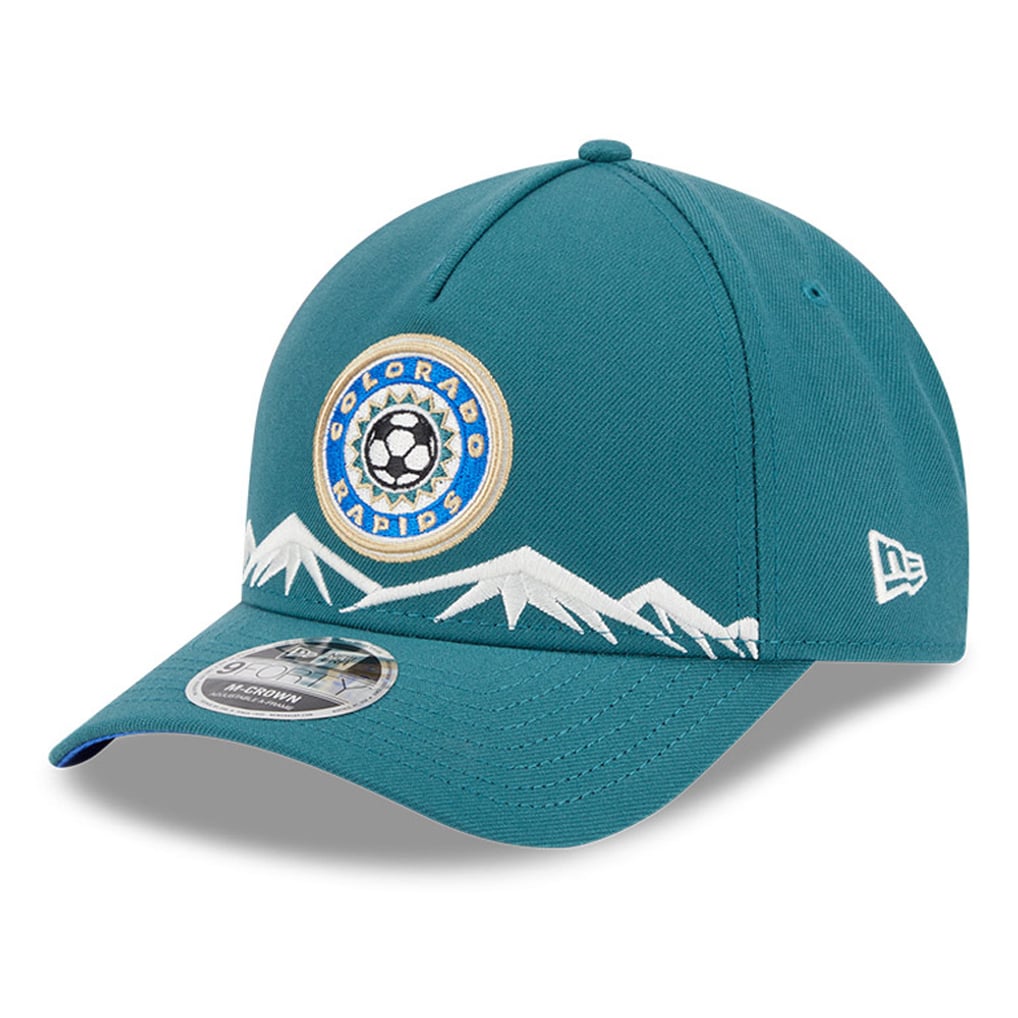 Casquette ajustable New Era 9FORTY M-Crown 2025 des Colorado Rapids - Verte