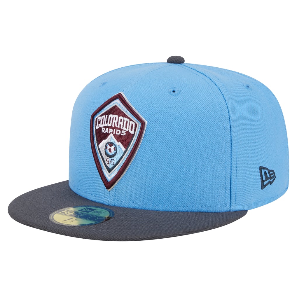 Casquette ajustée New Era Kickoff 59FIFTY 2025 Colorado Rapids - Bleu clair