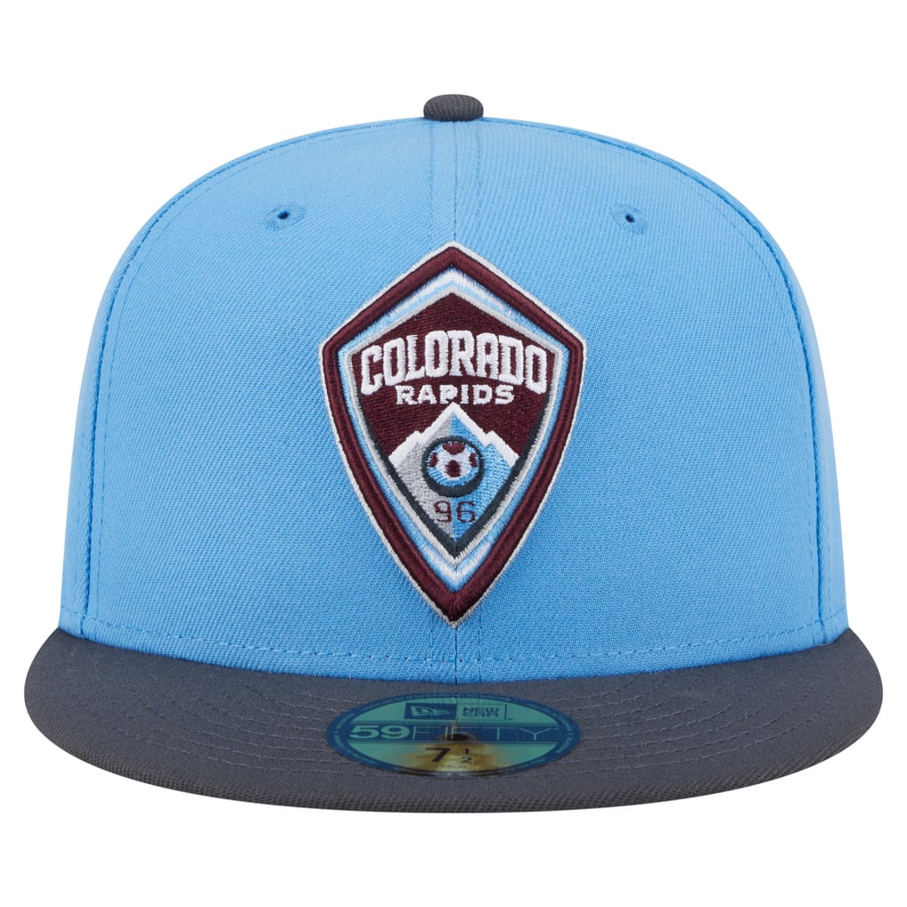 Casquette ajustée New Era Kickoff 59FIFTY 2025 Colorado Rapids - Bleu clair