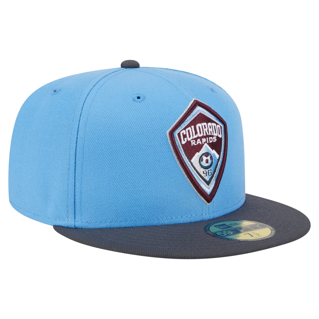 Casquette ajustée New Era Kickoff 59FIFTY 2025 Colorado Rapids - Bleu clair