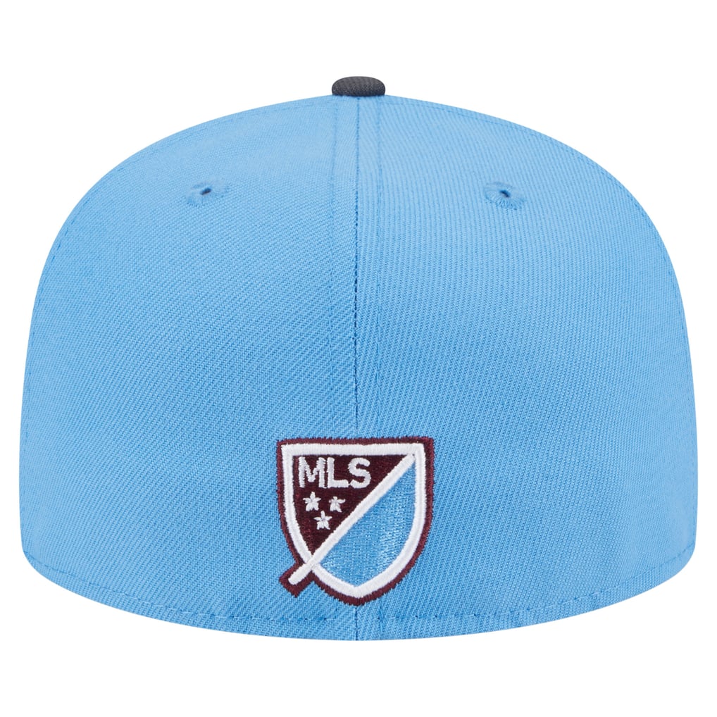 Casquette ajustée New Era Kickoff 59FIFTY 2025 Colorado Rapids - Bleu clair