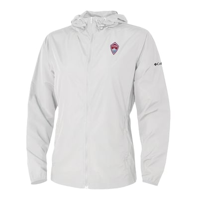Colorado Rapids Columbia Women's The Prodigy Full-Zip Windbreaker - White