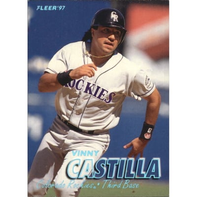 1997 Fleer Tiffany #309 Vinny Castilla
