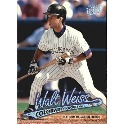 1997 Ultra Platinum Medallion #190 Walt Weiss