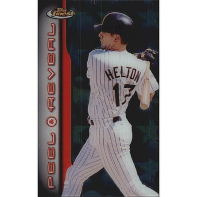 1999 Finest Peel and Reveal Stadium Stars #15 Todd Helton