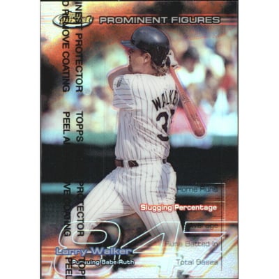 1999 Finest Prominent Figures #PF17 Larry Walker SLG