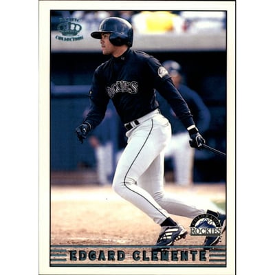 1999 Pacific Crown Collection Platinum Blue #95 Edgard Clemente
