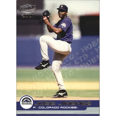 2001 Pacific Hobby LTD #141 Jose Jimenez