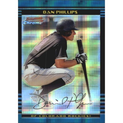 2002 Bowman Chrome X-Fractors #203 Dan Phillips