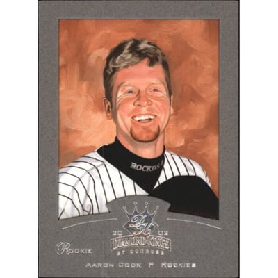 2002 Diamond Kings Silver Foil #160 Aaron Cook