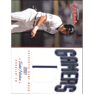 2002 Donruss Originals Gamers #37 Todd Helton/500
