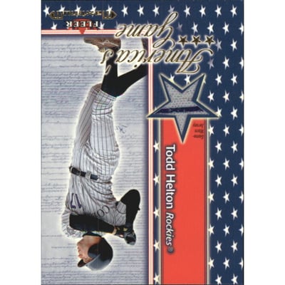 2002 Fleer Maximum Americas Game Jersey #9 Todd Helton