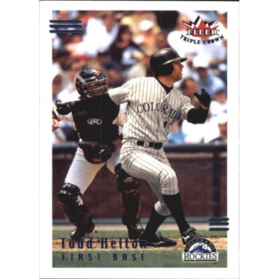 2002 Fleer Triple Crown RBI Parallel #83 Todd Helton/146