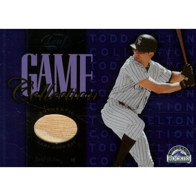 2002 Leaf Game Collection #THB Todd Helton Bat