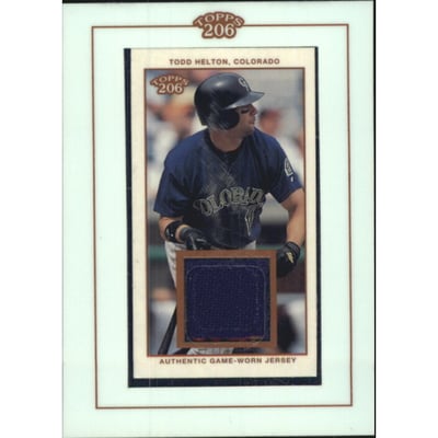 2002 Topps 206 Relics #THE2 Todd Helton Jsy C2