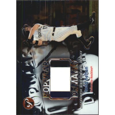 2002 Topps Pristine Popular Demand #TH Todd Helton Jsy