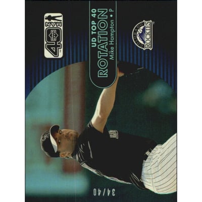 2002 Upper Deck 40-Man Electric Rainbow #1162 Mike Hampton RT