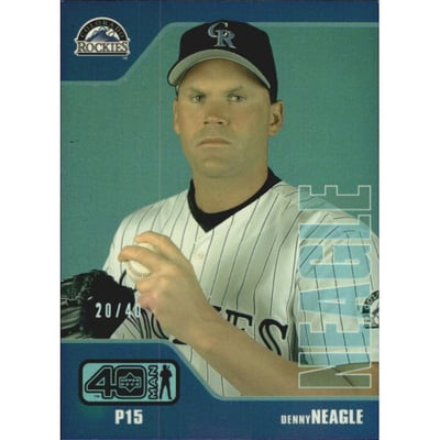 2002 Upper Deck 40-Man Electric Rainbow #994 Denny Neagle