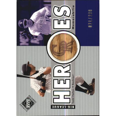 2002 Upper Deck Diamond Connection #448 Todd Helton BLH Bat