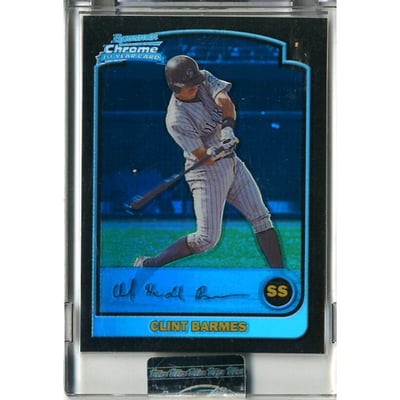 2003 Bowman Chrome Blue Refractors #176 Clint Barmes