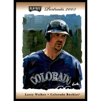 2003 Playoff Portraits Bronze #96 Larry Walker