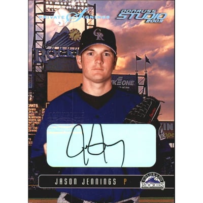 2003 Studio Private Signings #119 Jason Jennings/50