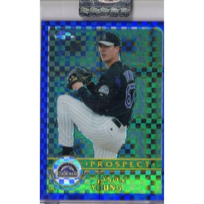 2003 Topps Chrome Traded Uncirculated X-Fractors #T127 Jason Young PROS