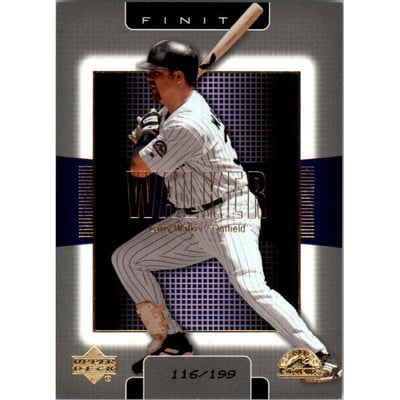 2003 Upper Deck Finite Gold #36 Larry Walker