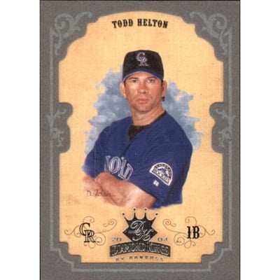 2004 Diamond Kings Framed Silver #42 Todd Helton