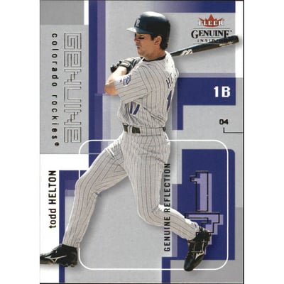 2004 Fleer Genuine Insider Reflections #31 Todd Helton
