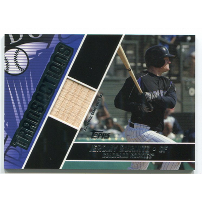 2004 Topps Traded Transactions Relics #JB Jeromy Burnitz Bat