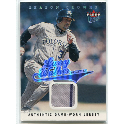 2004 Ultra Season Crowns Game Used #146 Larry Walker Jsy