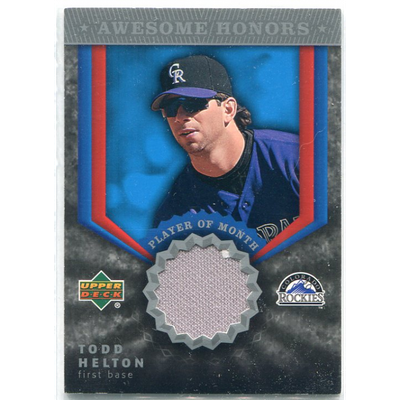 2004 Upper Deck Awesome Honors Jersey #TH Todd Helton POM