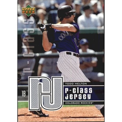 2004 Upper Deck r-class Jersey #TH Todd Helton