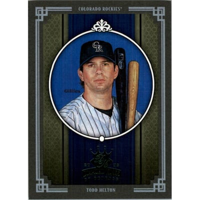 2005 Diamond Kings Framed Green #84 Todd Helton